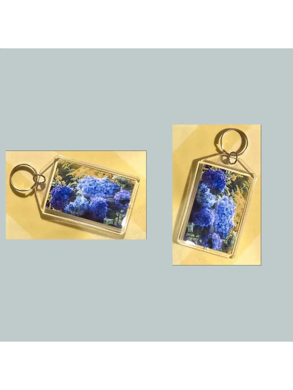 3704 Hydrangea Acrylic Keychain | Floral Keychain | Flower Lover Gift